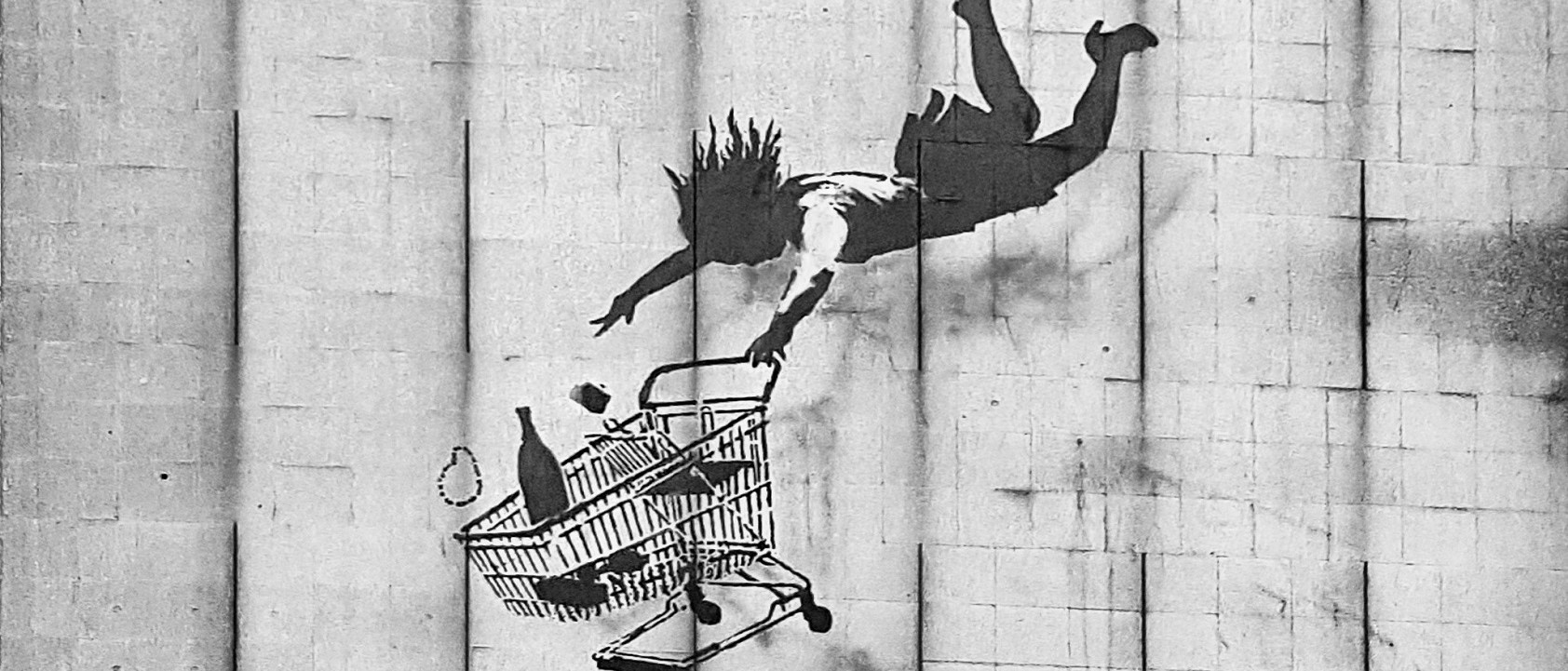 Back To The Future Shopping Banksy Landscape