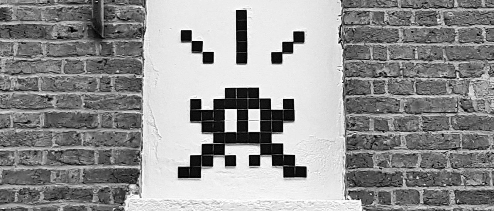 Video Games Gaming Invader Was Here Landscape